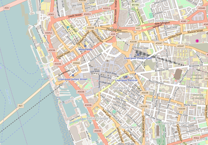 Beautiful OpenStreetMap map